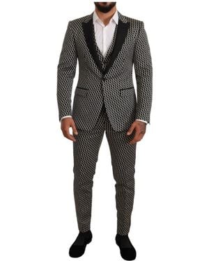 Dolce & Gabbana Single Breasted Suits - Nero
