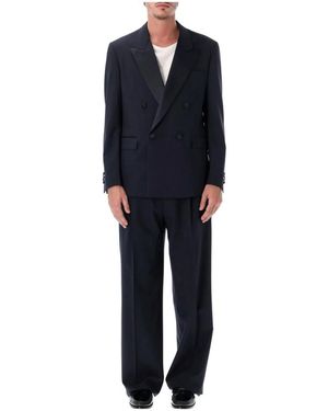 Lardini Kostuums ,Blauw ,Wol Smoking Jacket