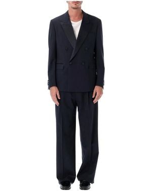 Lardini Kostuums ,Blauw ,Wol Smoking Jacket