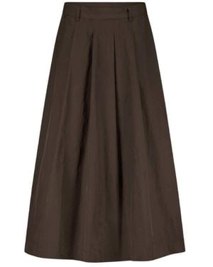 Summum Midi Skirts - Brown