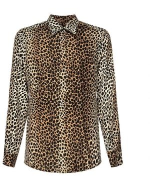 Dolce & Gabbana Hemden Mit Italienischem Kragen - Braun