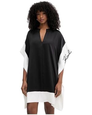 KARL LAGERFELD Short Dresses - Negro