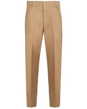 Bottega Veneta Slim-Fit Trousers - Natural