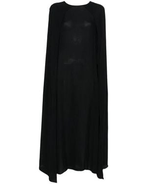 Plan C Maxi-Kleid - Schwarz