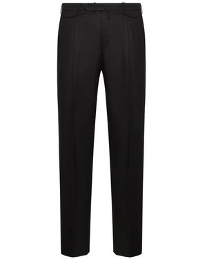 Tagliatore Pantaloni lana e cashmere neri - Nero