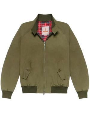 Baracuta Jassen ,Groen ,Katoen G9 Harrington Jas