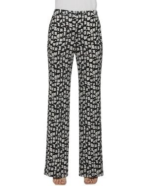 Via Masini 80 Wide Trousers - Nero