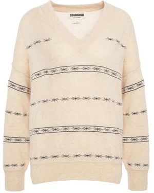 Crush Cashmere Knitwear - Naturel