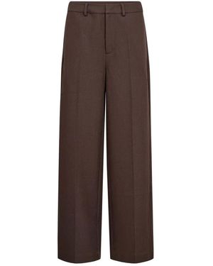 co'couture Wijde Broek - Bruin