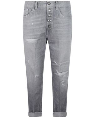 Dondup Cropped Jeans - Gris