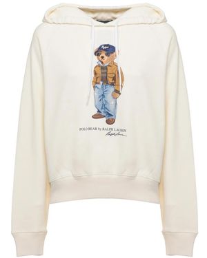 Ralph Lauren Polo Bear Hoodie - Wit