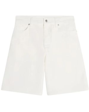 Maison Kitsuné Denim Shorts - Blanco