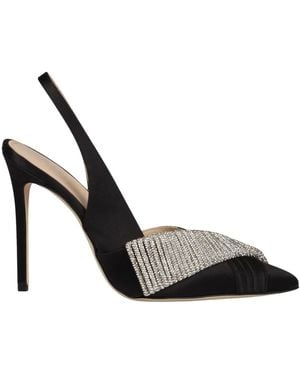 HIBOURAMA Court Shoes - Black