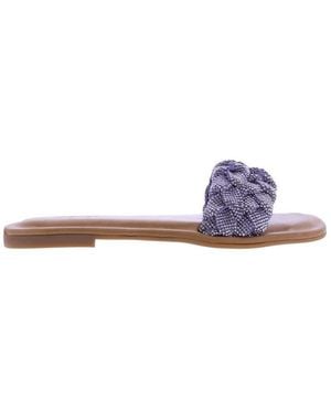 Paris Punk Stilvolle Slip-On Damensandalen - Lila