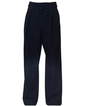 Dries Van Noten Wide Trousers - Blue