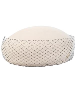 Maison Michel New Bonnie Veil Hat - Naturel