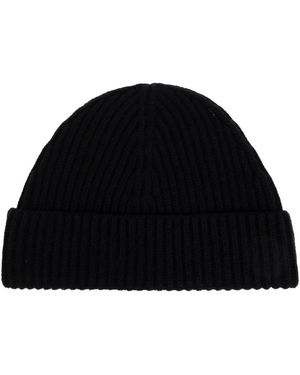 Jil Sander Wool Beanie - Schwarz