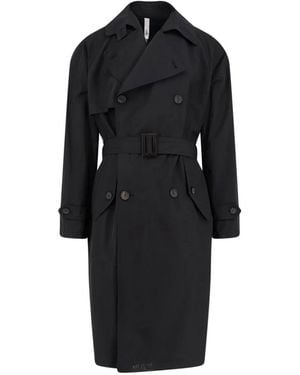 Hevò Trench Coats - Black