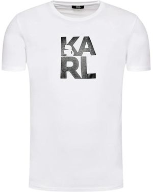KARL LAGERFELD T-Shirts - White