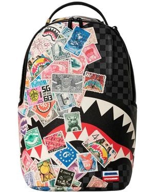 Sprayground Tassen ,Veelkleurig ,Usps Half Stamps Rugzak - Zwart