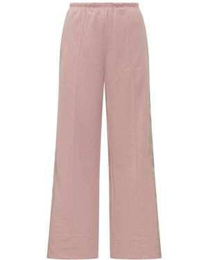 Palm Angels Wide Trousers - Pink
