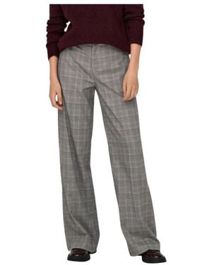 ONLY Wide Trousers - Gris
