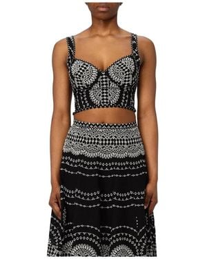 Charo Ruiz Sleeveless Tops - Zwart