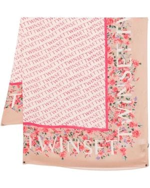 Twinset Silky Scarves - Rosa