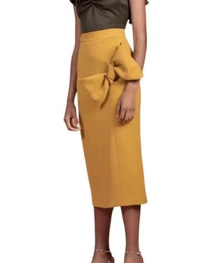Moskada Midi Skirts - Amarillo