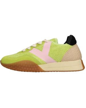 Kehnoo Sneakers Aus Wildleder Und Gummi - Gelb