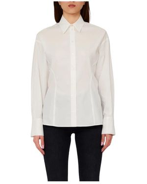 Liu Jo Overhemden ,Wit ,Camicia Con Fiocco