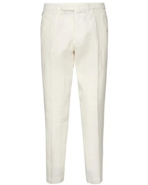 Santaniello Slim-Fit Trousers - White