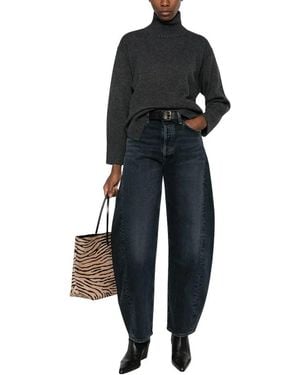 Agolde Jeans ,Zwart ,Katoen Luna Pieced Jean - Blauw