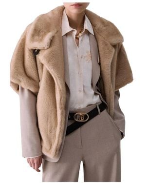 Liu Jo Jassen ,Polyester Cf 6266 E1182 Korte Jas - Bruin