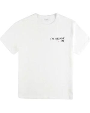 Fay Klassisches Polo-Shirt Für Männer - Weiß