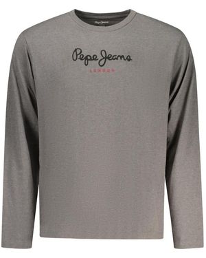 Pepe Jeans Long Sleeve Tops - Grey