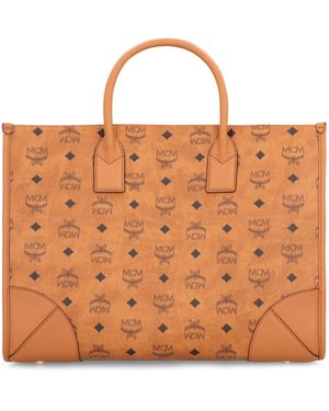 MCM Tote Bags - Brown