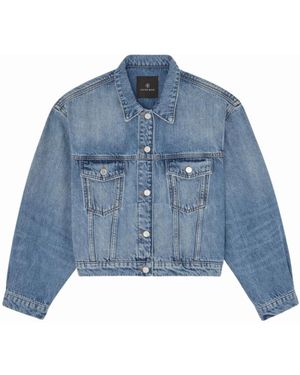Anine Bing Denim Jackets - Azul
