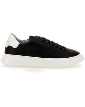 Philippe Model Stilvolle schwarze Sneaker für moderne Männer
