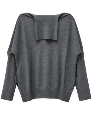 MEIMEIJ Round-Neck Knitwear - Gris