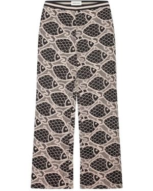 FABIENNE CHAPOT Wide Trousers - Gris