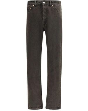 Our Legacy Minimalistische Straight Fit Jeans - Grau