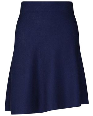 Hemisphere A-Linien Minirock - Blau