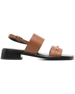 Sergio Rossi Flat Sandals - Brown