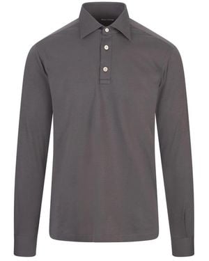 Kiton Polo Shirts - Grey