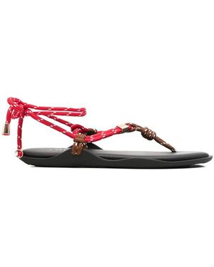 FLOWZE Schoenen ,Bruin ,Leer Flo Twin Sandal - Rood