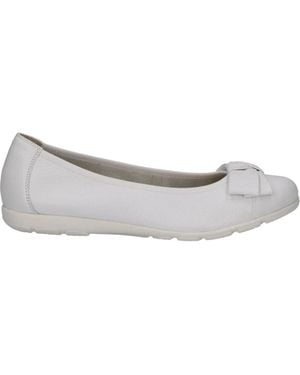 Caprice Ballerina Shoes - Metallic