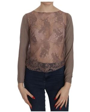 Pink Memories Blouses - Brown