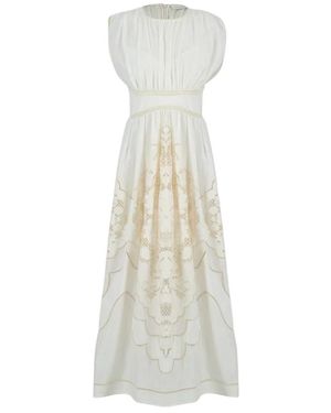Zimmermann Daylight Waisted Dress - Wit