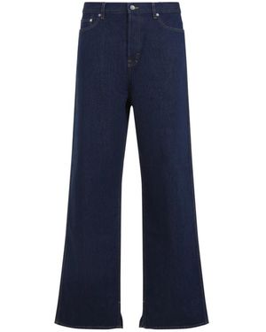 Gucci Denim Certified Rose Baggy Jean - Blue